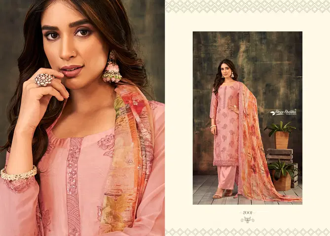 Mahira Vol 2 By Shree Shalika Organza Embroidery Salwar Suits Wholesale Shop In Surat